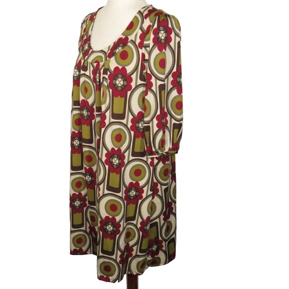 Hypnotik Vintage Floral Geo Print Stretchy Dress Size Large - Picture 7 of 8